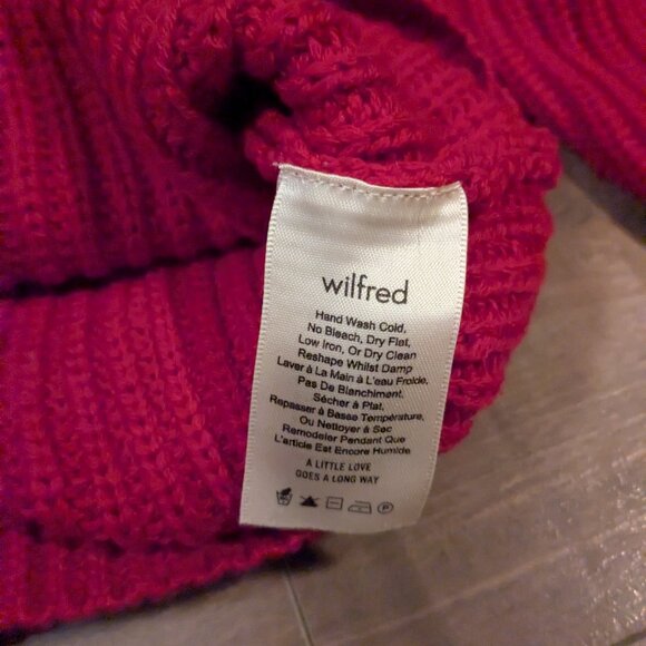 Aritzia Wilfred Montpellier Sweater 100% Merino Wool - Picture 7 of 8